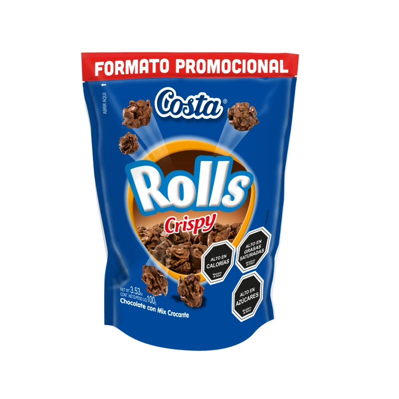 Rolls Crispy 18x100 GR Promocional