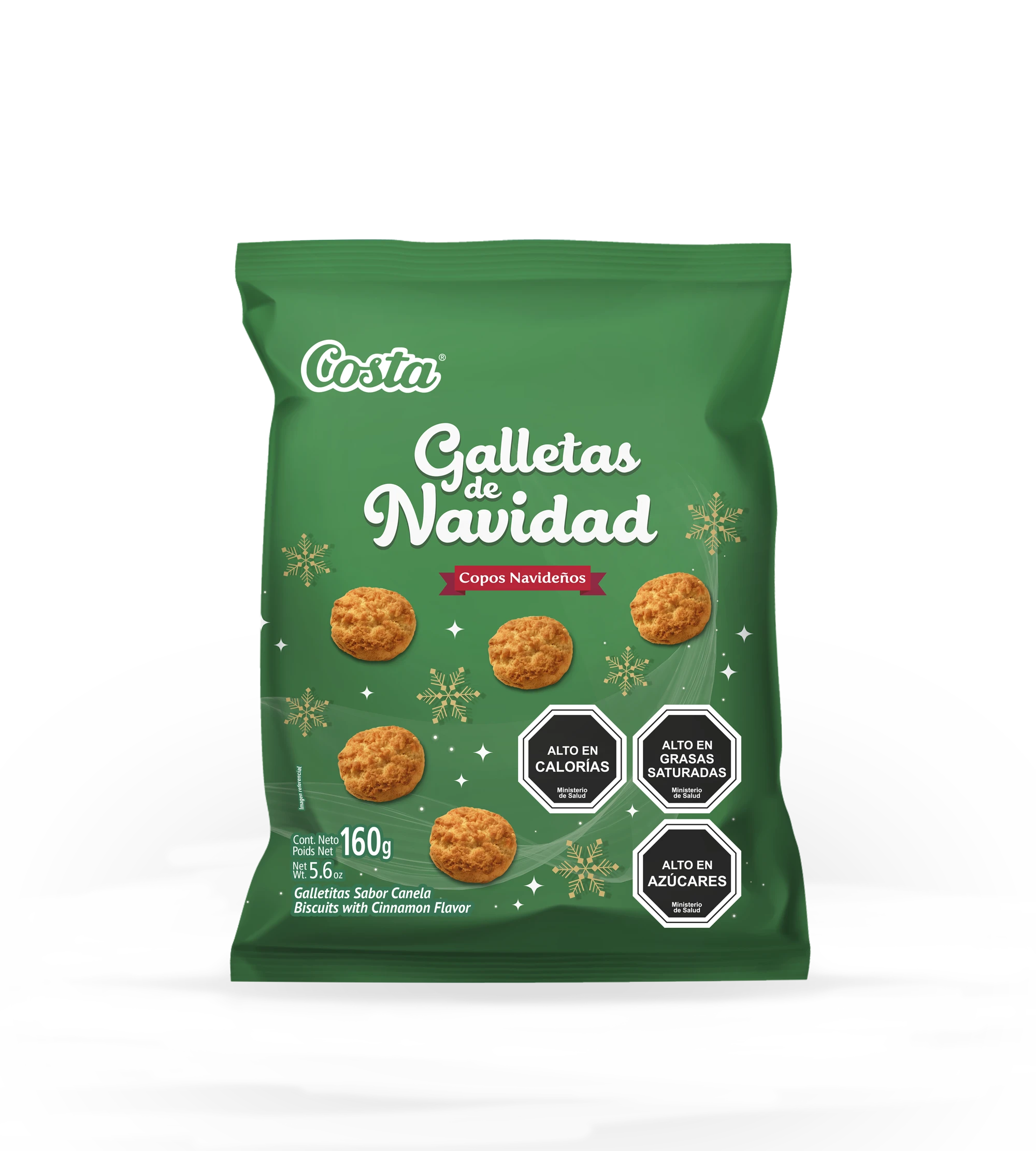 Galleta Copos Navideños